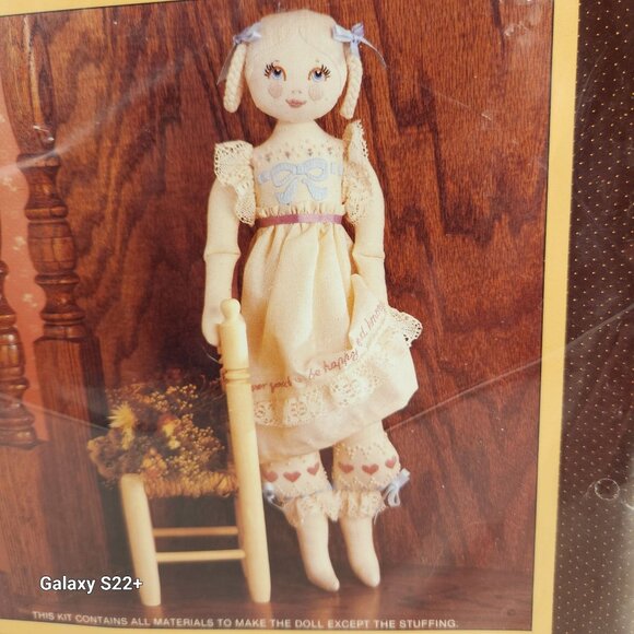 Sunset Stitchery Emily Doll Kit 2867 18" Doll DIY Craft Kit - Picture 6 of 7